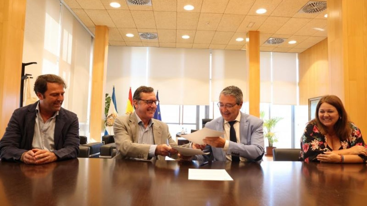 Diputación facilita prácticas e inserción laboral a nueve personas con síndrome de Down