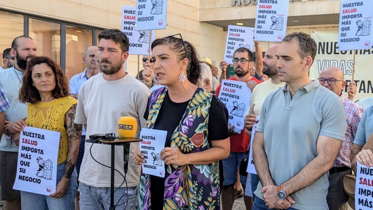 IU lanza una campaña provincial contra el “desmantelamiento” de la sanidad pública en Málaga