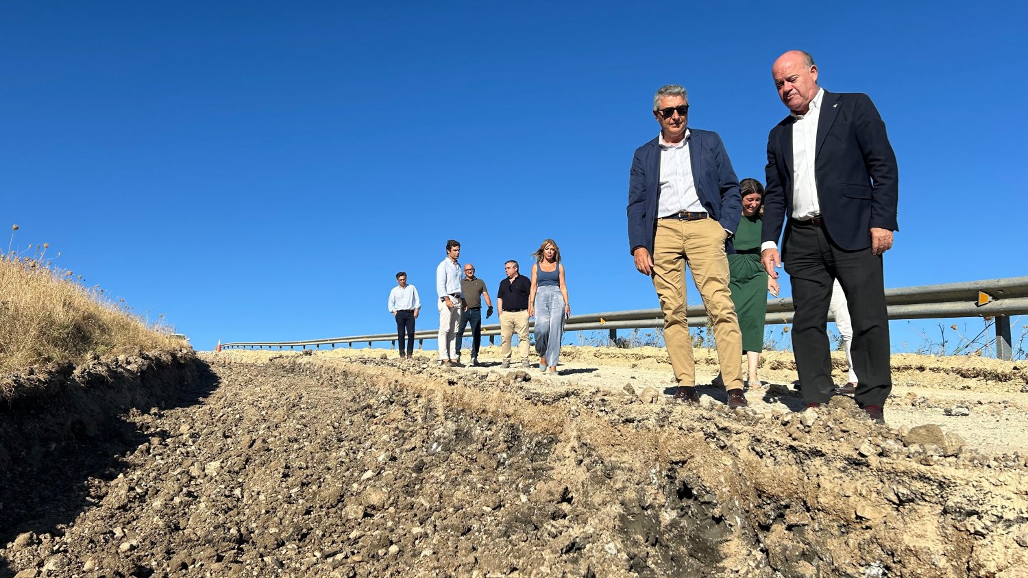 La Diputación invierte 1,2 millones de euros en la mejora de la carretera de acceso a La Joya de Antequera