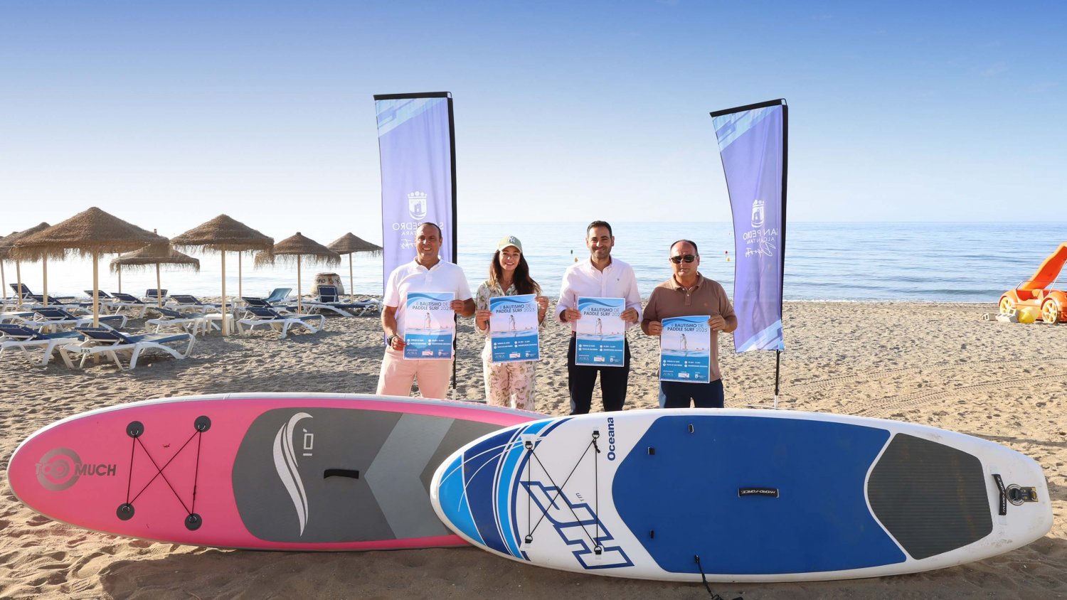 Marbella organiza una jornada gratuita de bautismo de paddle surf en San Pedro Alcántara con 45 plazas disponibles