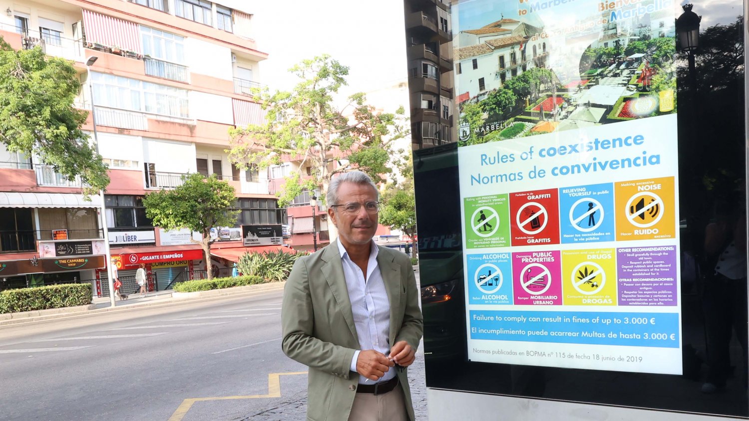 Marbella lanza una campaña para reforzar la convivencia en espacios públicos durante la temporada alta