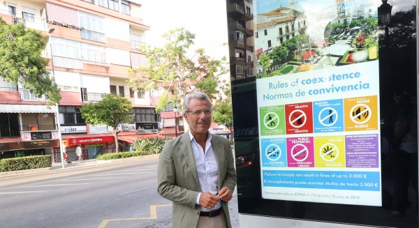 Marbella lanza una campaña para reforzar la convivencia en espacios públicos durante la temporada alta