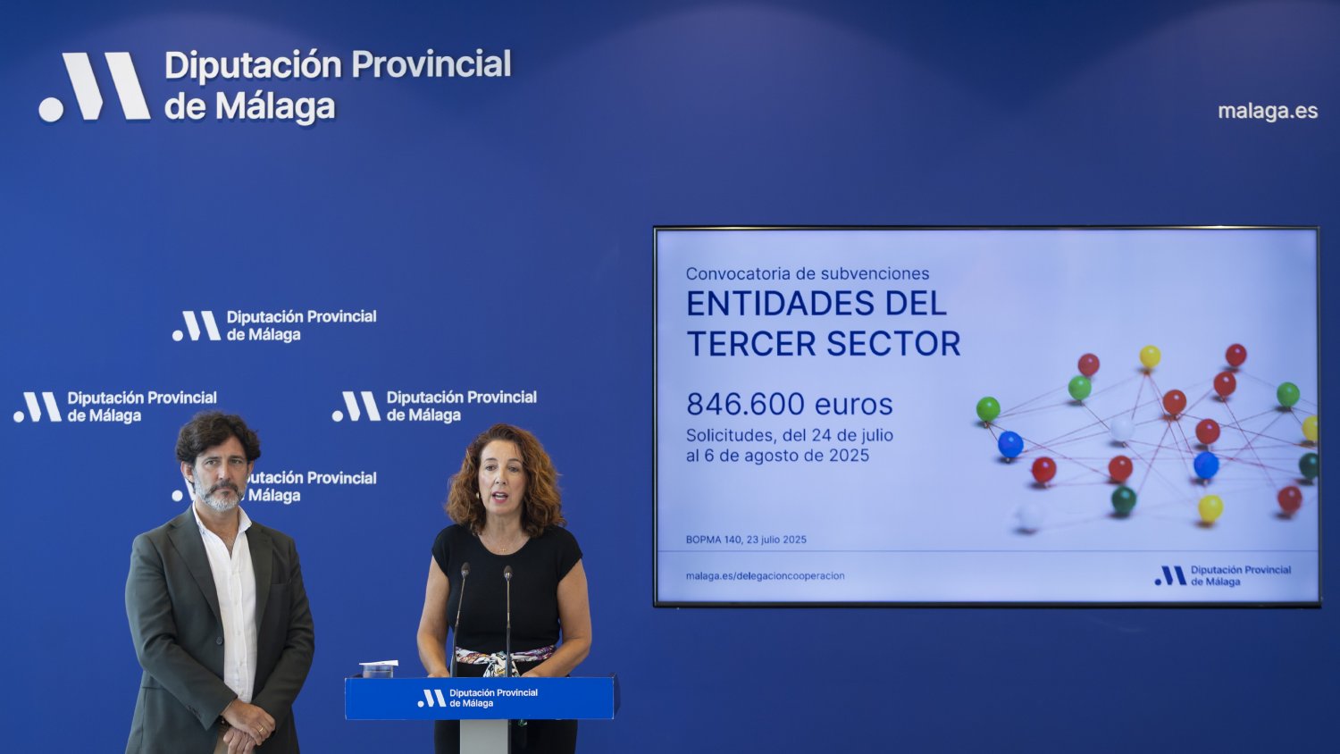La Diputación renueva su compromiso con el tercer sector con una convocatoria de ayudas dotada con 846.000 euros
