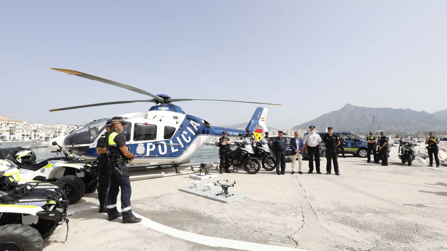Marbella inicia un dispositivo especial de seguridad de verano con refuerzo de efectivos y medios técnicos