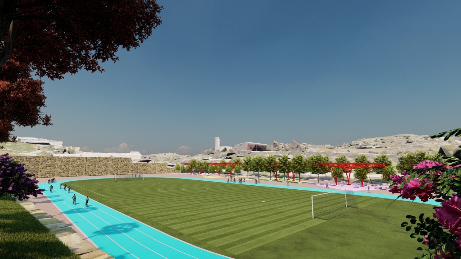 Estepona licita un velódromo con instalaciones para ciclismo, rugby y fútbol en un parque de 20.000 metros