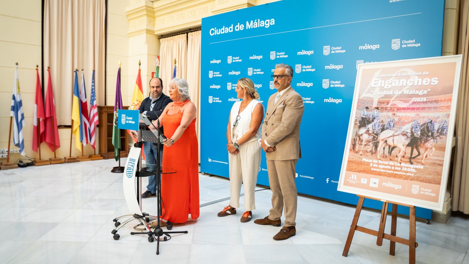 El Concurso 'Exhibición de Enganches Ciudad de Málaga' celebrará su 42º edición el 8 de agosto en la Plaza de Toros de La Malagueta