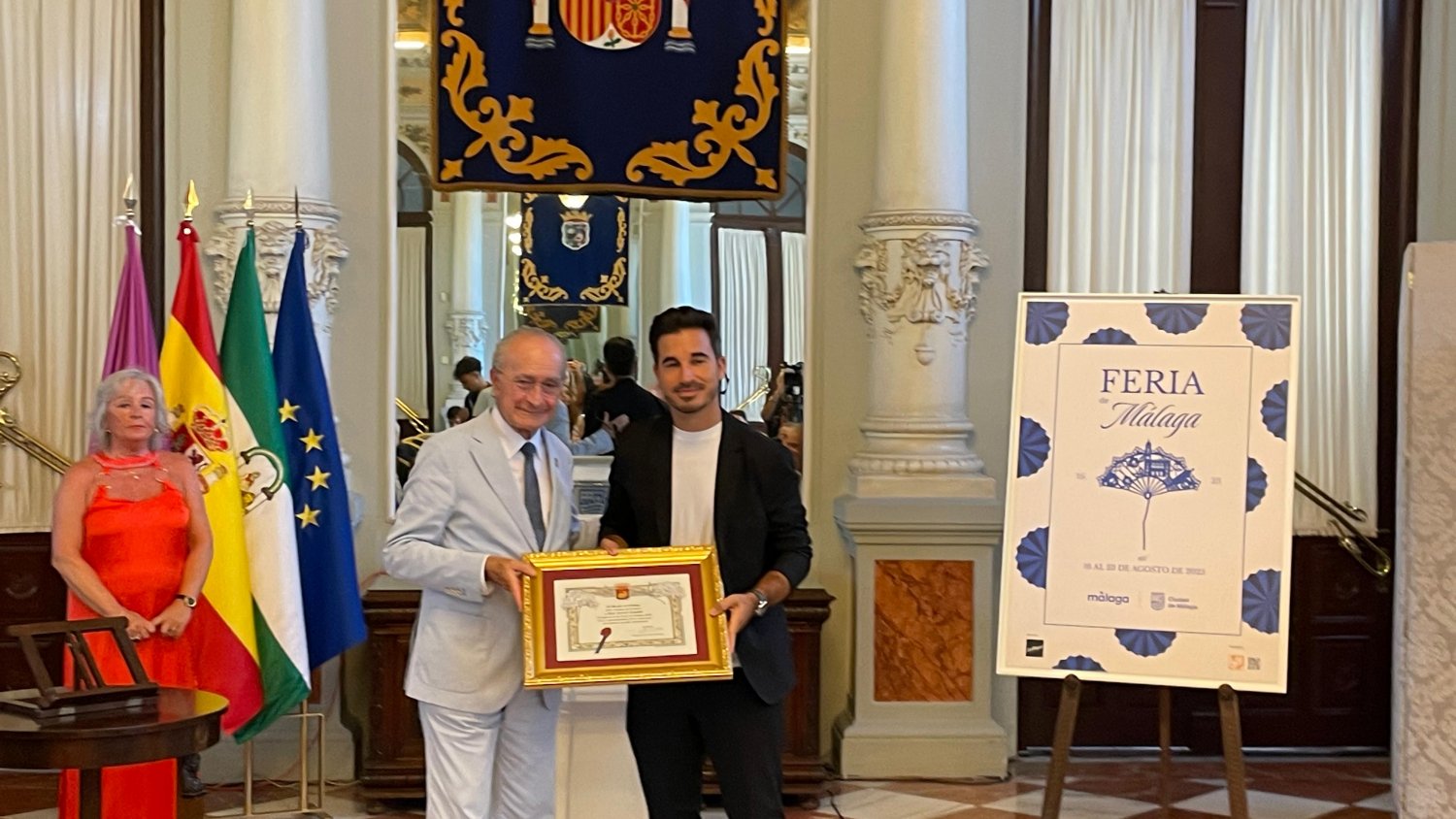 Javier Castillo, pregonero de la Feria 2025: 'Cualquiera que viene a Málaga se enamora'