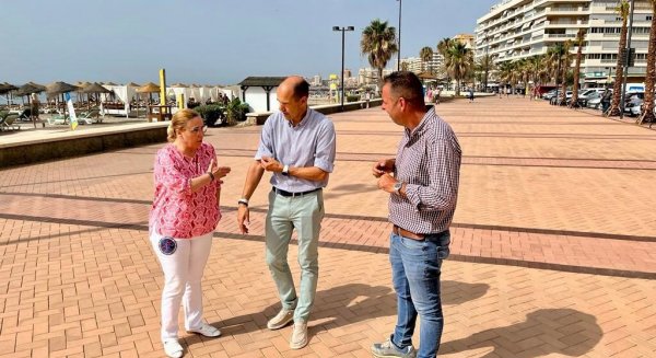 Fuengirola dota al Paseo Marítimo de Torreblanca de una plaza amplia en el lugar del antiguo restaurante El Bote