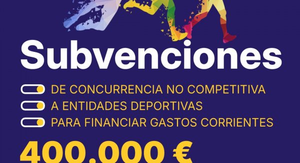 La Diputación lanza una línea de ayudas por 400.000 euros a entidades deportivas