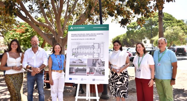 La Junta invertirá 2,4 millones de euros en la construcción de las Urgencias de Atención Primaria en el pabellón 1 del Hospital Marítimo