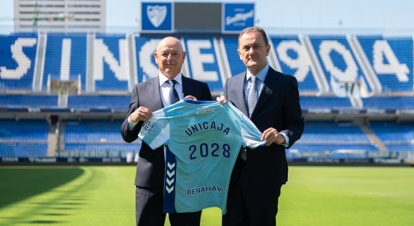 Unicaja se convierte en patrocinador oficial del Málaga CF durante las tres próximas temporadas