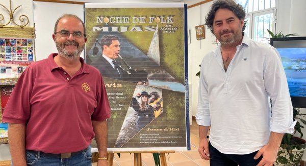 Mijas celebra el 9 de agosto una gran Noche solidaria de Folk con Hevia como cabeza de cartel 