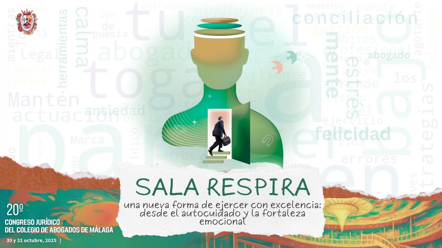El Colegio de Abogados de Málaga incorpora el bienestar emocional al Congreso Jurídico