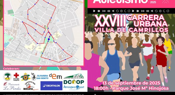 Campillos acogerá el 13 de septiembre la XXVIII Carrera Urbana Villa de Campillos