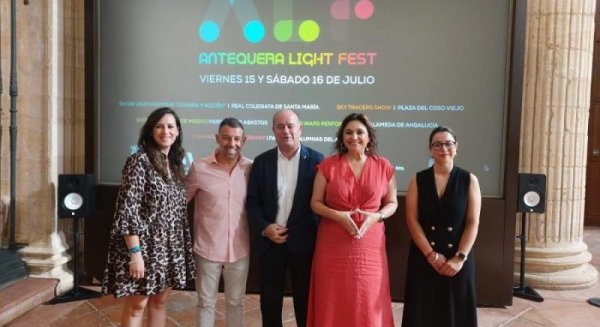Diputación y Turismo Costa del Sol apoyan la nueva edición del Antequera Light Festival