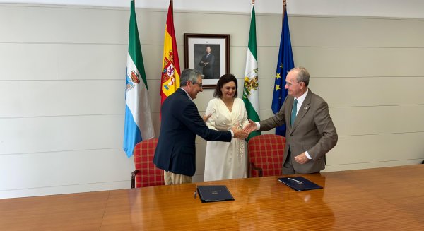 La Diputación y los ayuntamientos de Málaga y Torremolinos impulsan una red de aguas regeneradas para riego 