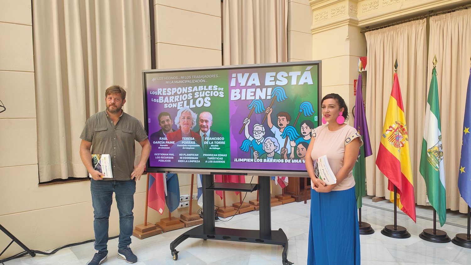 Con Málaga denuncia irregularidades en la contratación de 350 operarios por parte de Limasam