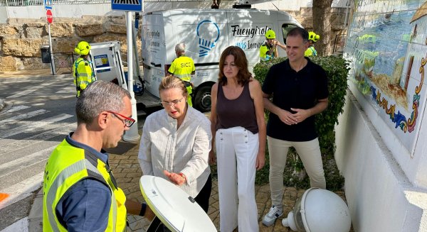 El Ayuntamiento de Fuengirola avanza en el despliegue de la tecnología led en el alumbrado público