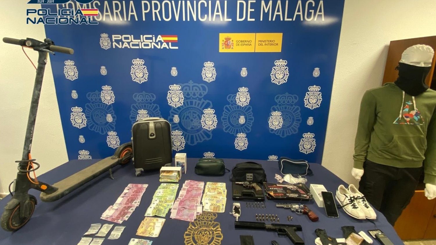 Detenido el presunto autor de un atraco en un establecimiento en Carlos Haya