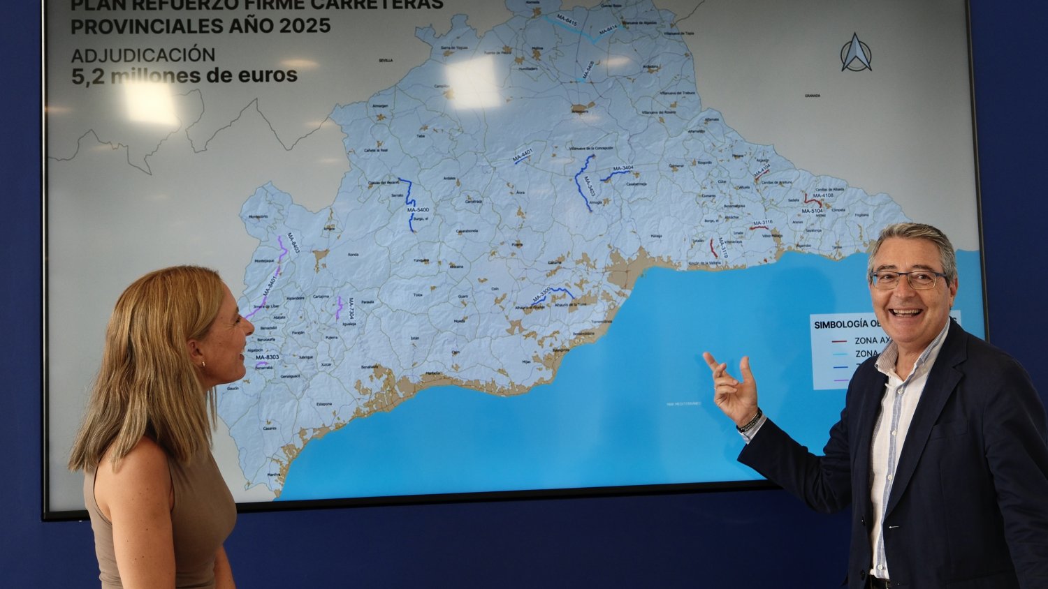 La Diputación adjudica por 5,2 millones de euros un nuevo plan de asfaltado para mejorar 63 kilómetros de la red viaria provincial