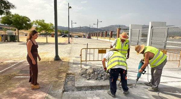 El Ayuntamiento inicia una serie de actuaciones para poner en valor el recinto ferial 'Ángel Harillo' de cara a la próxima feria de Pedro Romero