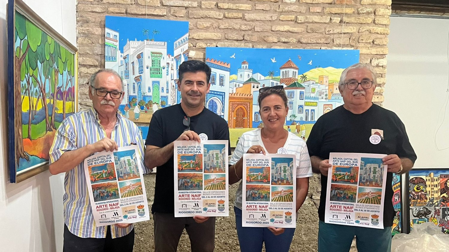 La Diputación colabora con la VIII Muestra Internacional de Arte Naíf de Riogordo