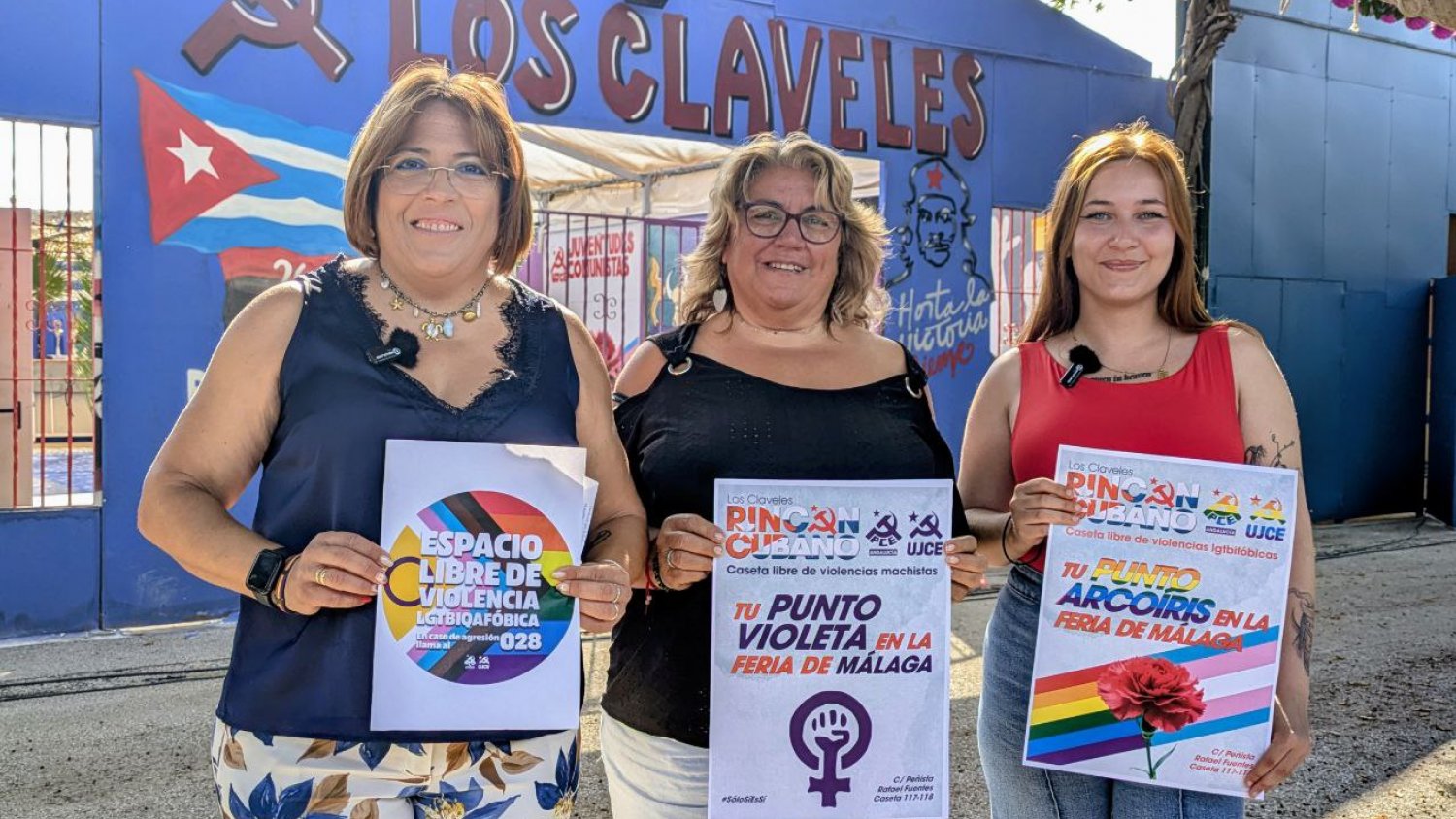 IU y el PCA contarán con Puntos Violeta y Arco Iris en su caseta durante la Feria de Málaga 
