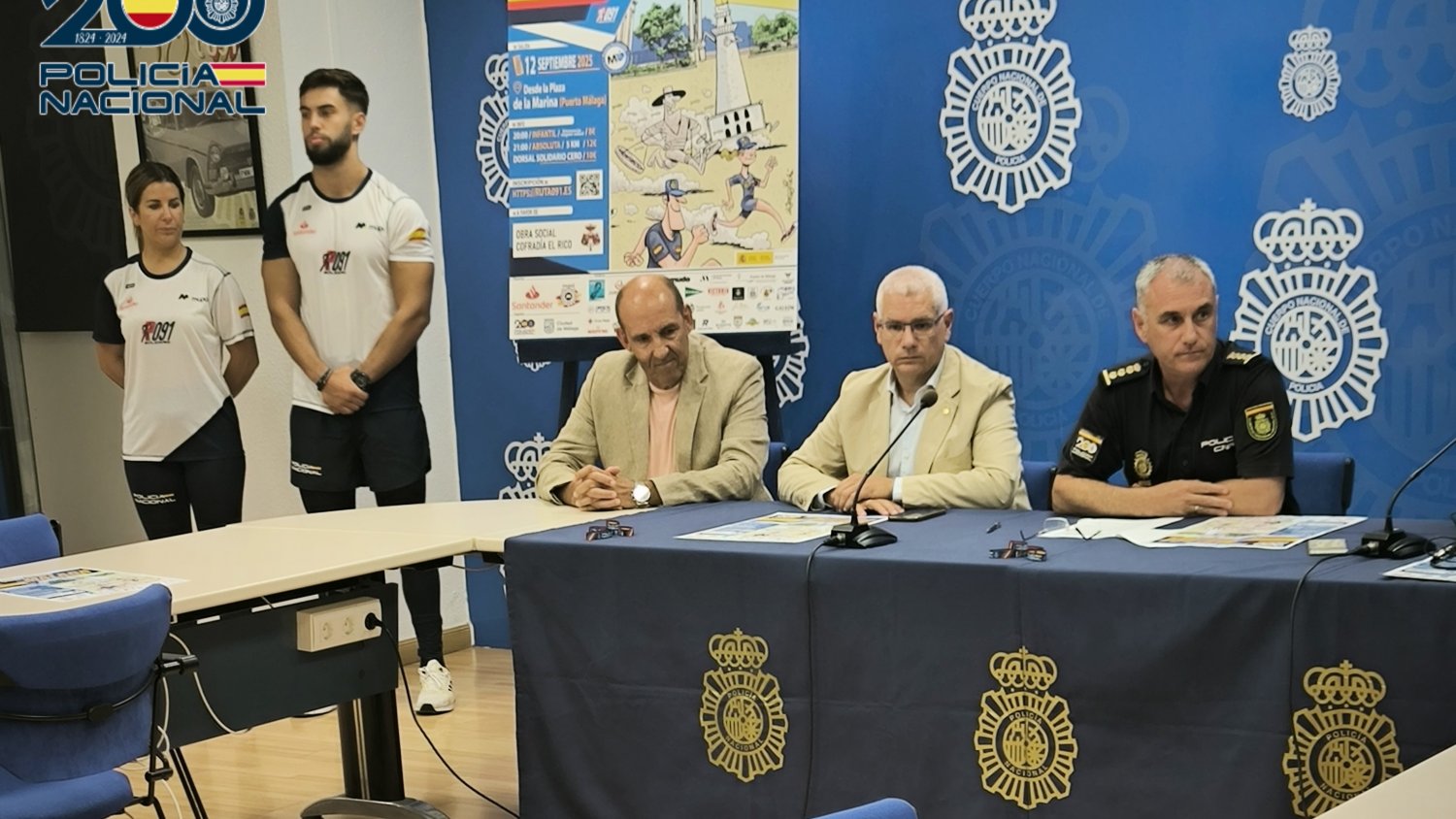 La Policía Nacional presenta en Málaga la séptima edición 'Ruta 091 kilómetros solidarios'