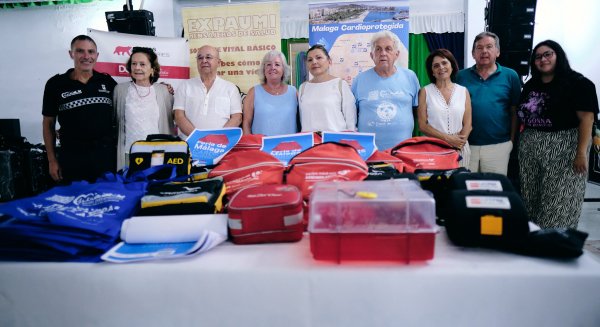 El Real de Cortijo de Torres volverá a ser un espacio cardioprotegido durante la Feria de Málaga con 23 desfibriladores ubicados en distintas casetas