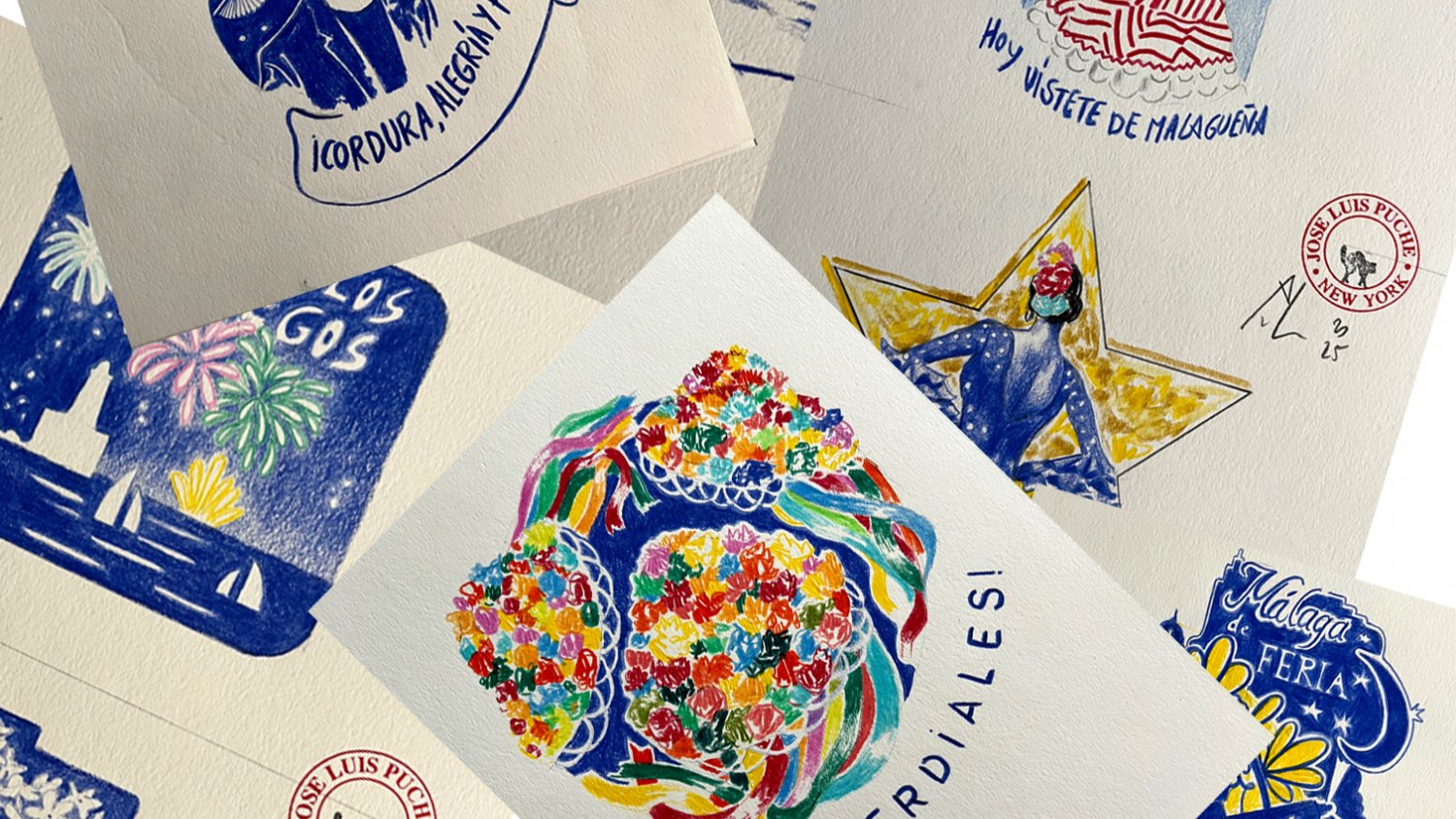El Ayuntamiento vuelve a lanzar una colección de stickers para la Feria de Málaga