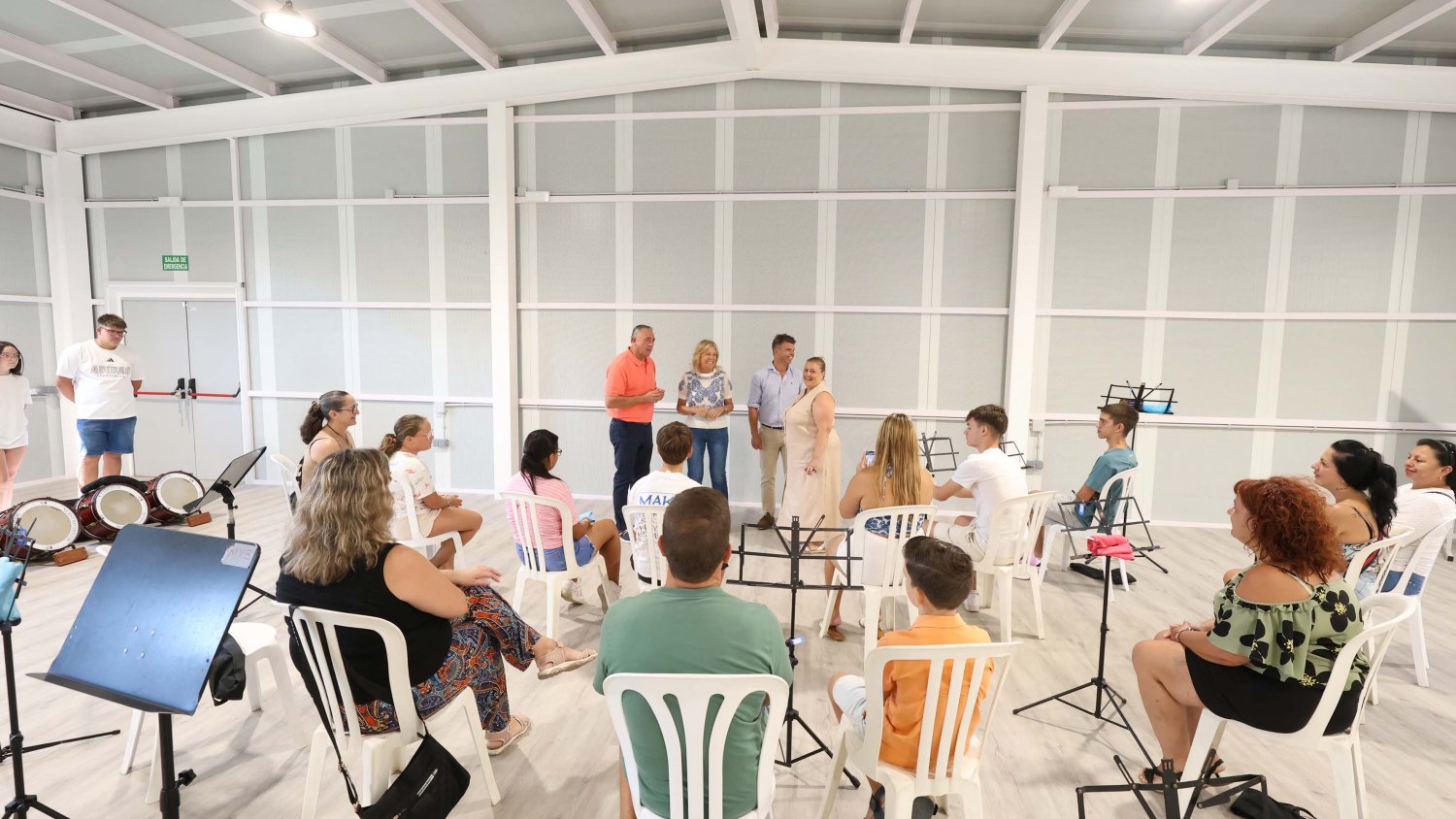 Culminada la construcción de una nueva nave de usos múltiples en Arroyo Primero para el uso de la Agrupación Musical Marbella