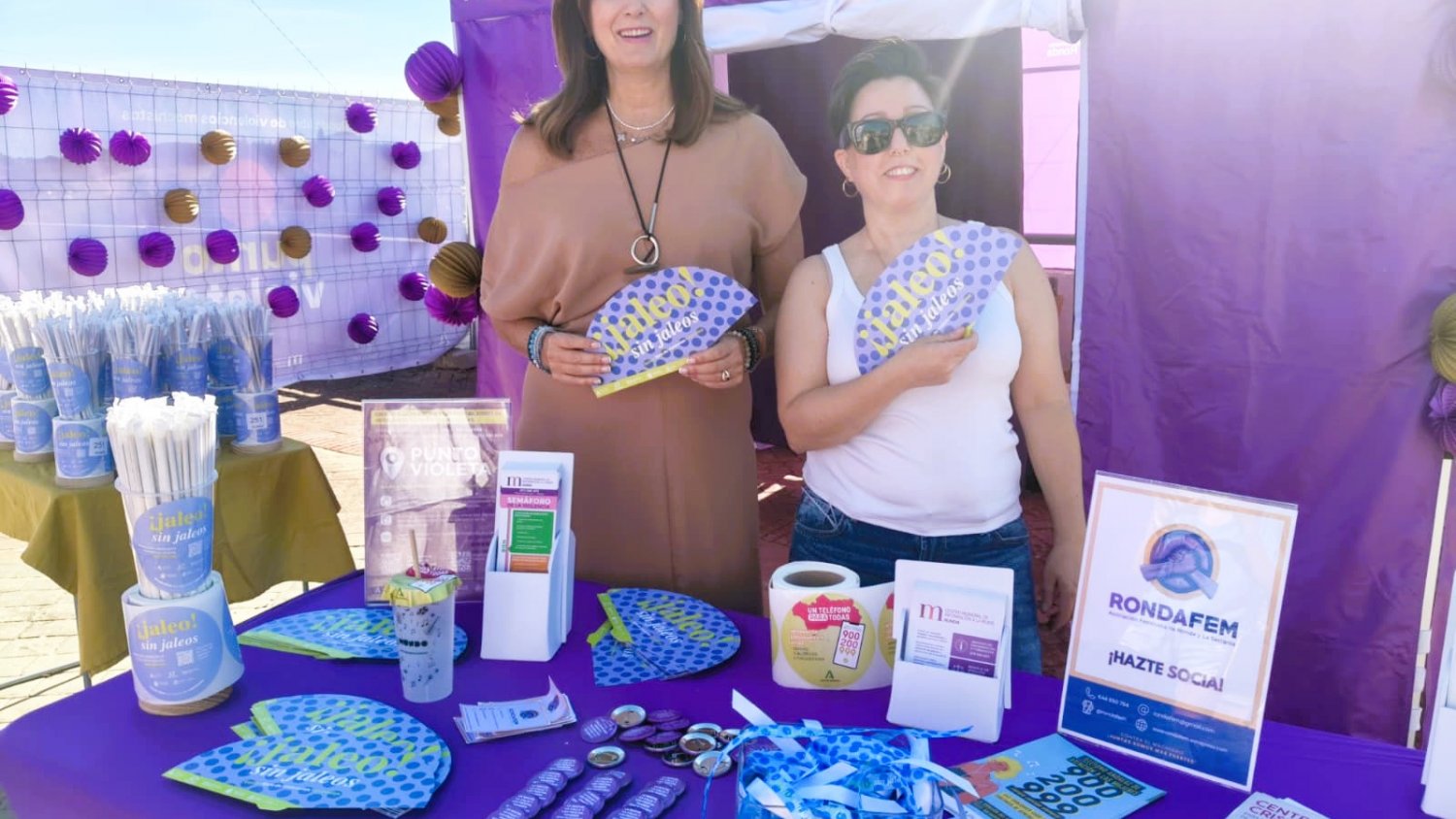 La delegación de Igualdad y Rondafem instalarán el 'Punto Violeta' de información y asesoramiento contra agresiones machistas