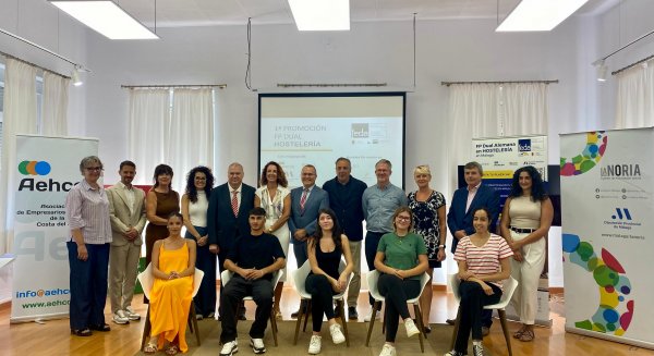 La Noria acoge la primera promoción de la FP Dual Alemana en Hostelería en Málaga