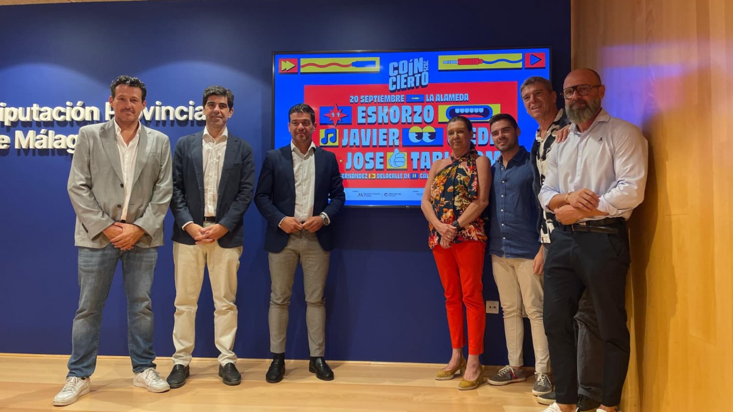 La Diputación apoya el Coincierto, con Tabletom, Javier Ojeda, Eskorzo y El Jose, el 20 de septiembre en Coín