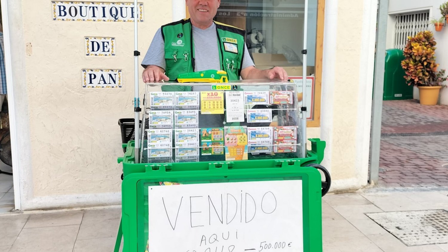La ONCE reparte 815.000 euros  en Estepona