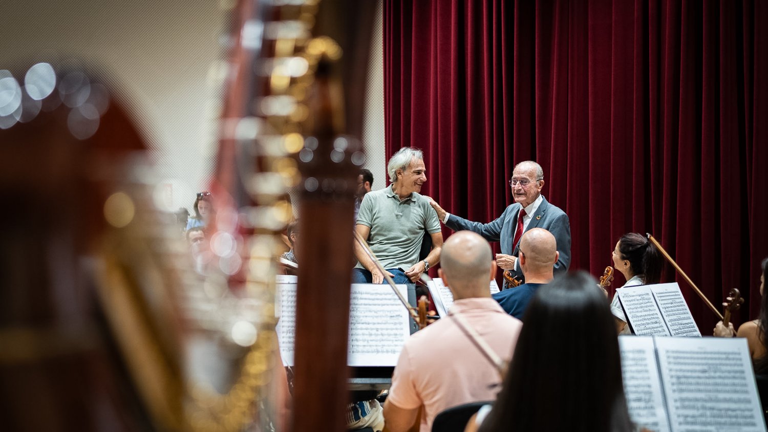 La Orquesta Filarmónica de Málaga comienza a ensayar en su nueva sede en El Ejido