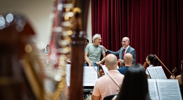 La Orquesta Filarmónica de Málaga comienza a ensayar en su nueva sede en El Ejido