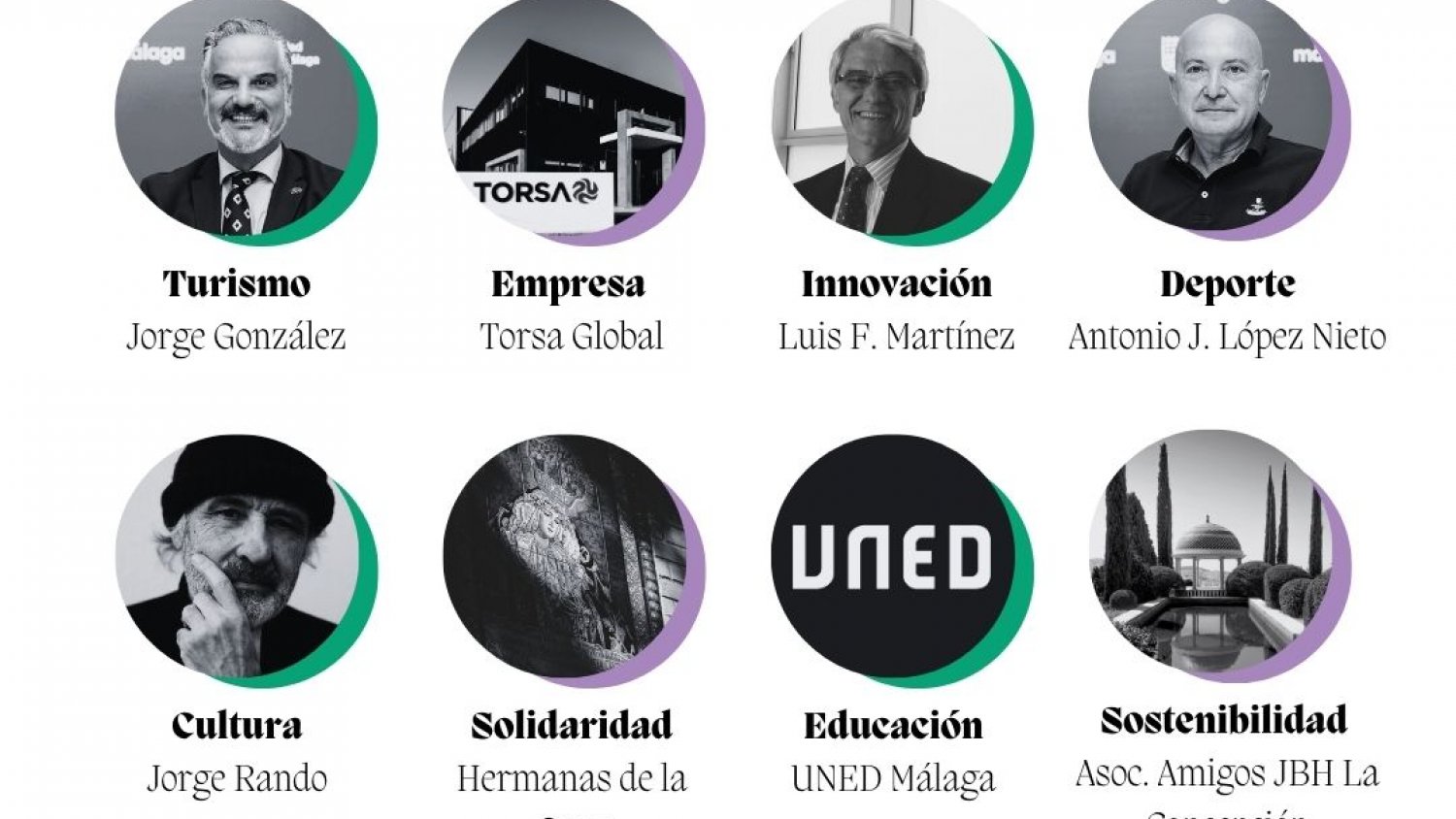 Los Premios Ciudad de Málaga 2025 que otorga el Ayuntamiento de Málaga se entregan mañana en la Casona del Parque