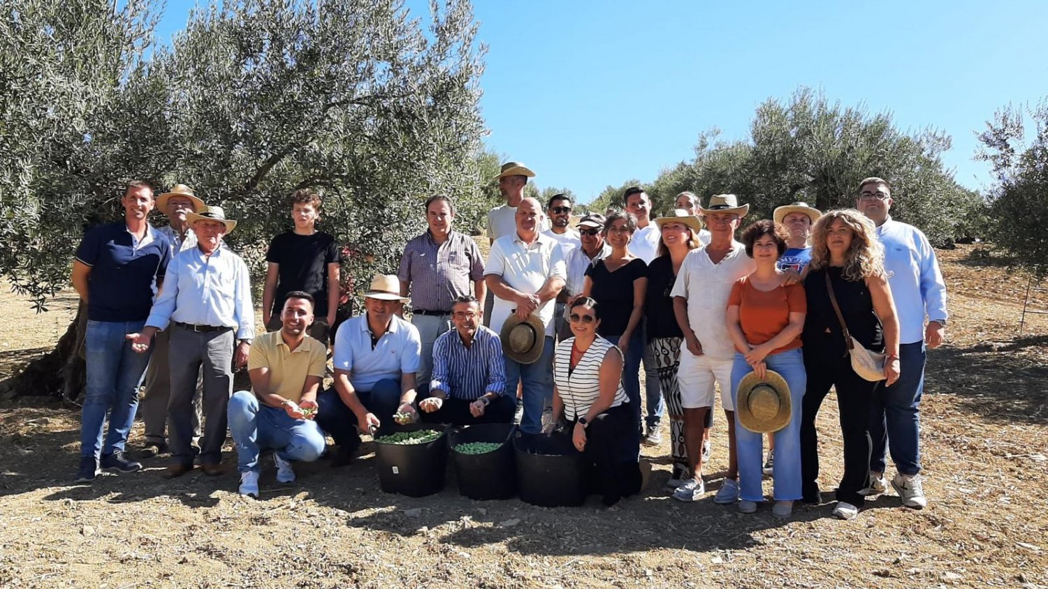 El delegado de Agricultura participa en el inicio de la campaña de verdeo de la Aloreña