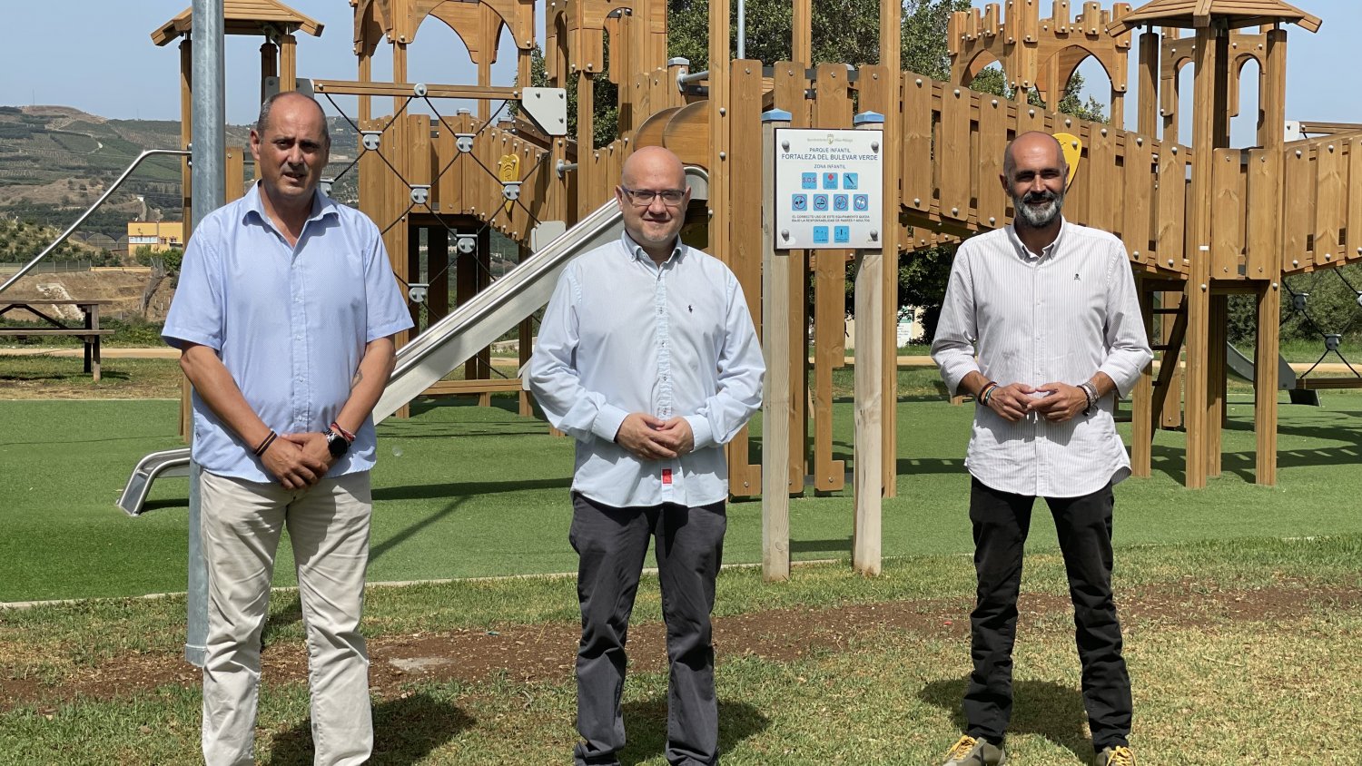 Finalizadas las obras de instalación de nuevo alumbrado público del parque Alcazaba – Fortaleza de Vélez-Málaga