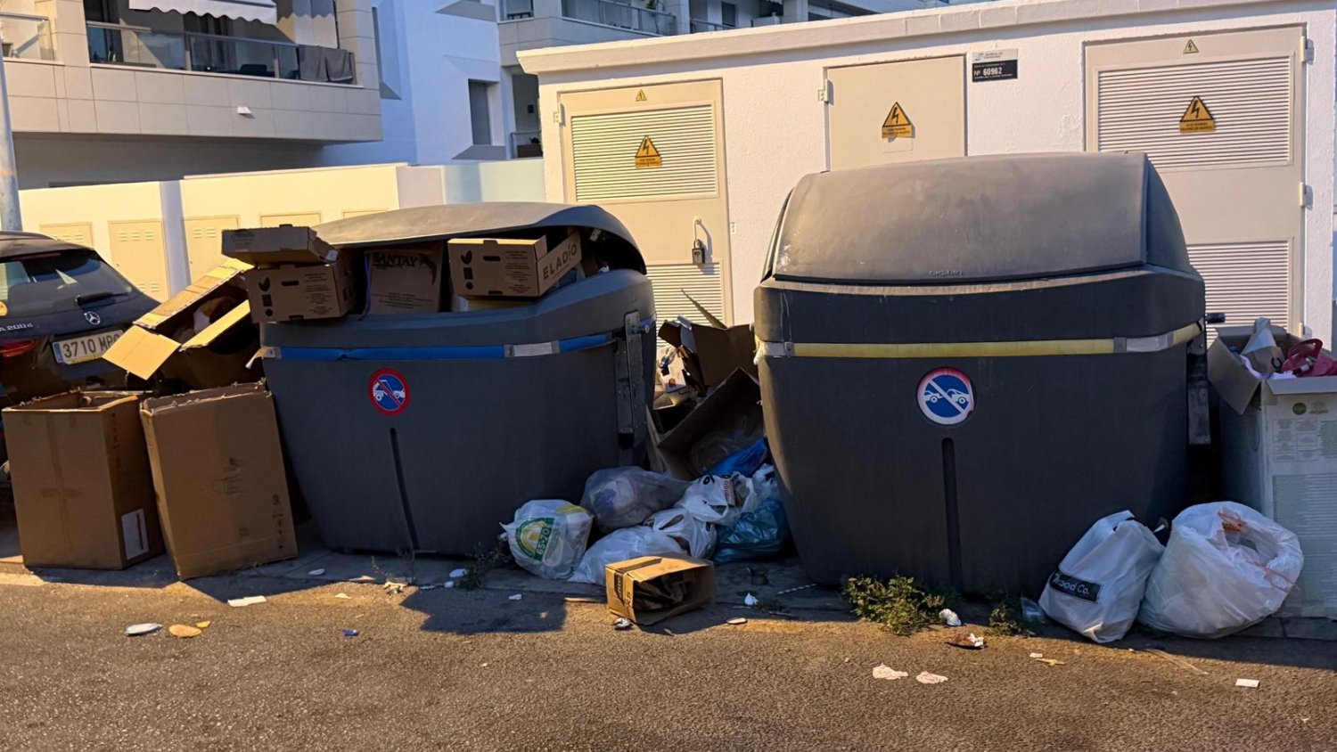 Vox denuncia en Marbella que la “dejadez absoluta” en materia de limpieza deja 'una imagen indigna de un destino turístico