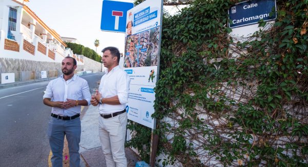 Marbella inicia los trabajos para mejorar la accesibilidad y eliminar las barreras arquitectónicas en la calle Carlomagno