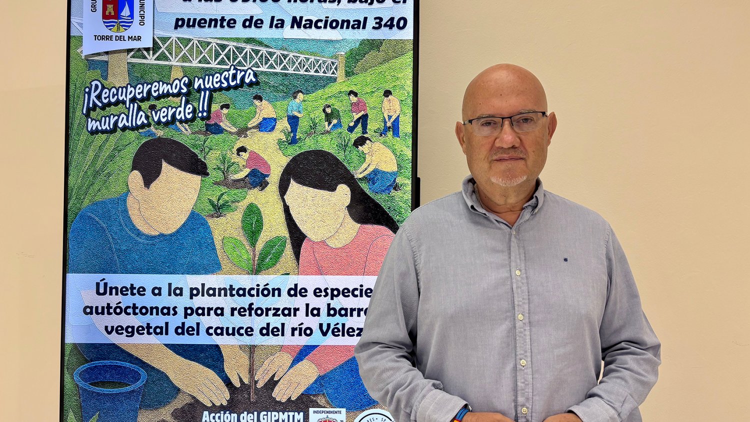 El GIPMTM convoca este domingo una jornada de reforestación en el río Vélez para recuperar la 'muralla verde'