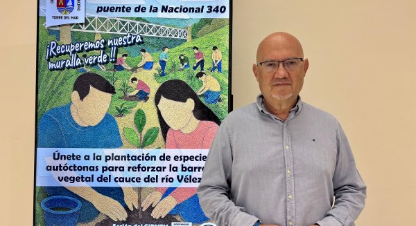 El GIPMTM convoca este domingo una jornada de reforestación en el río Vélez para recuperar la 'muralla verde'
