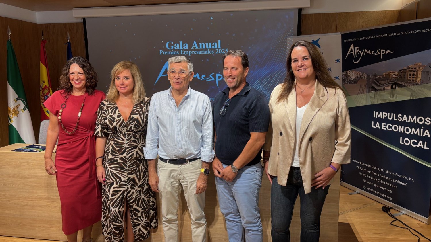 Marbella muestra su respaldo a la nueva edición de los Premios Empresariales de Apymespa, que este viernes reconocerá a seis firmas locales