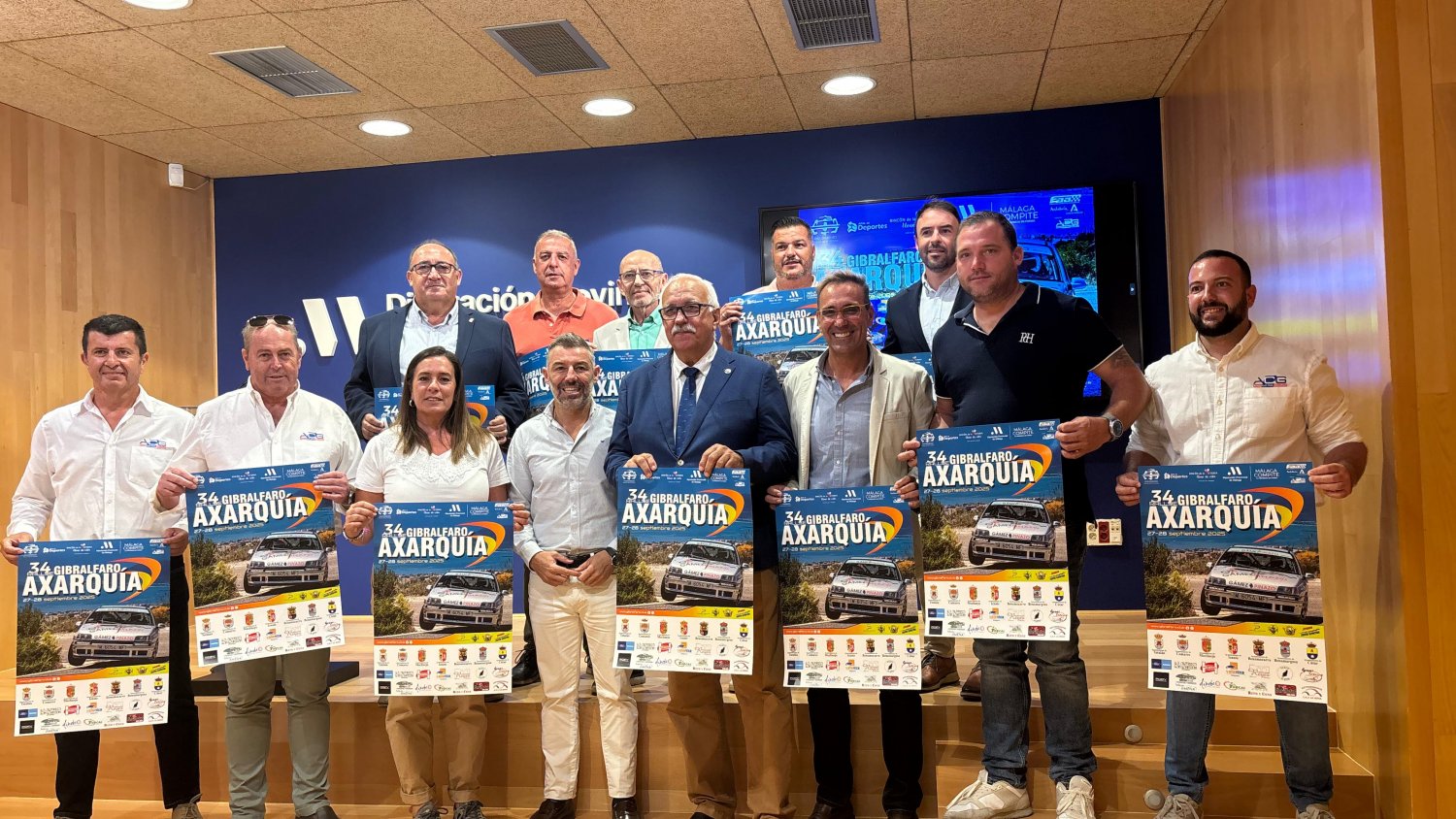 La Diputación de Málaga impulsa la celebración del 34º Rallye Gibralfaro-Axarquía, con 80 vehículos y un itinerario por ocho municipios