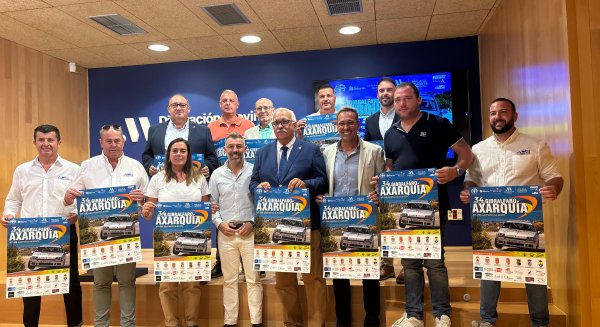 La Diputación de Málaga impulsa la celebración del 34º Rallye Gibralfaro-Axarquía, con 80 vehículos y un itinerario por ocho municipios