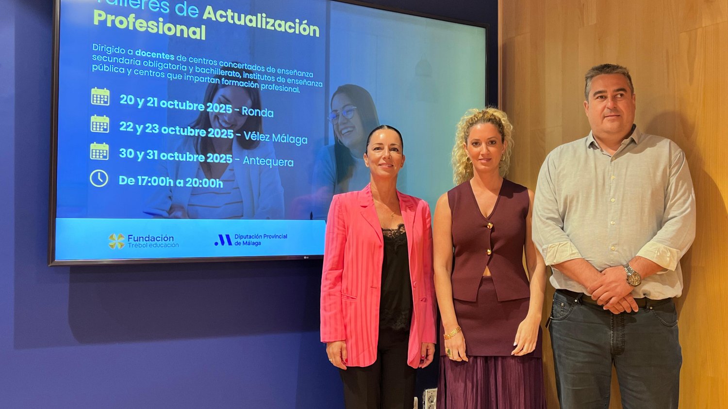 La Diputación organiza talleres de actualización profesional para 75 docentes de Secundaria, Bachillerato y FP