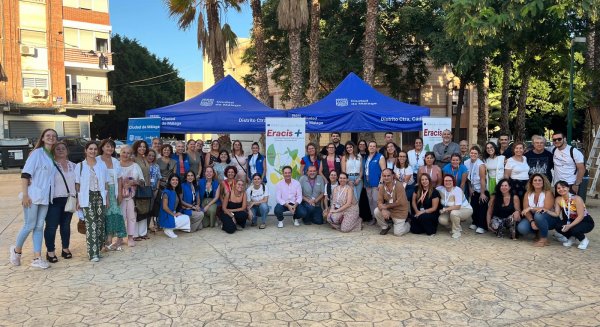 Profesionales de Enfermería de Familia y Comunitaria del Distrito Málaga-Valle del Guadalhorce participan en ‘Con-vive tu barrio’ 