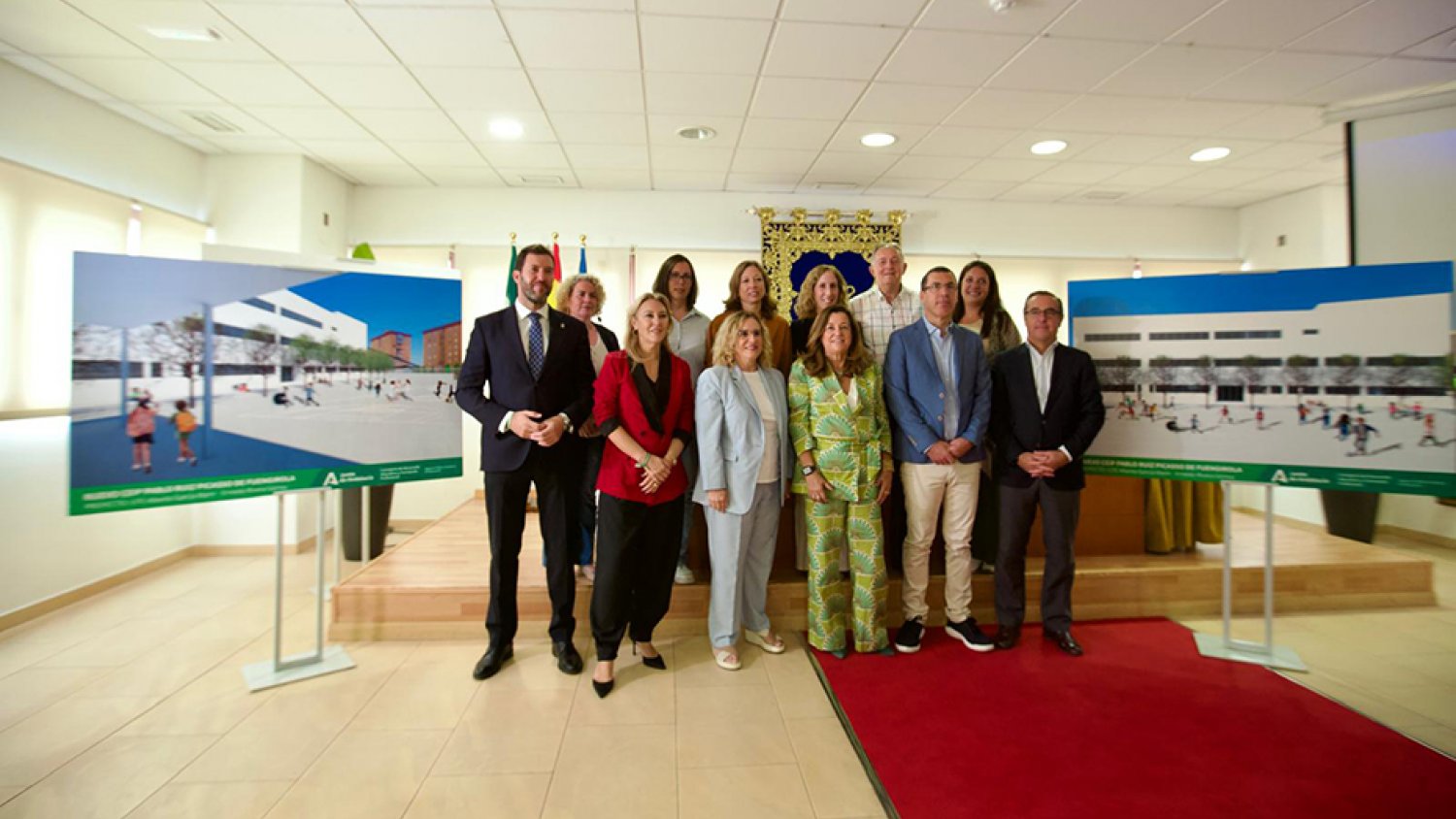 La Junta coloca la primera piedra de la nueva sede del colegio Ruiz Picasso de Fuengirola con una inversión de 4,5 millones